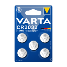 Varta CR2032 Lithium Button Cell - 5 Pack